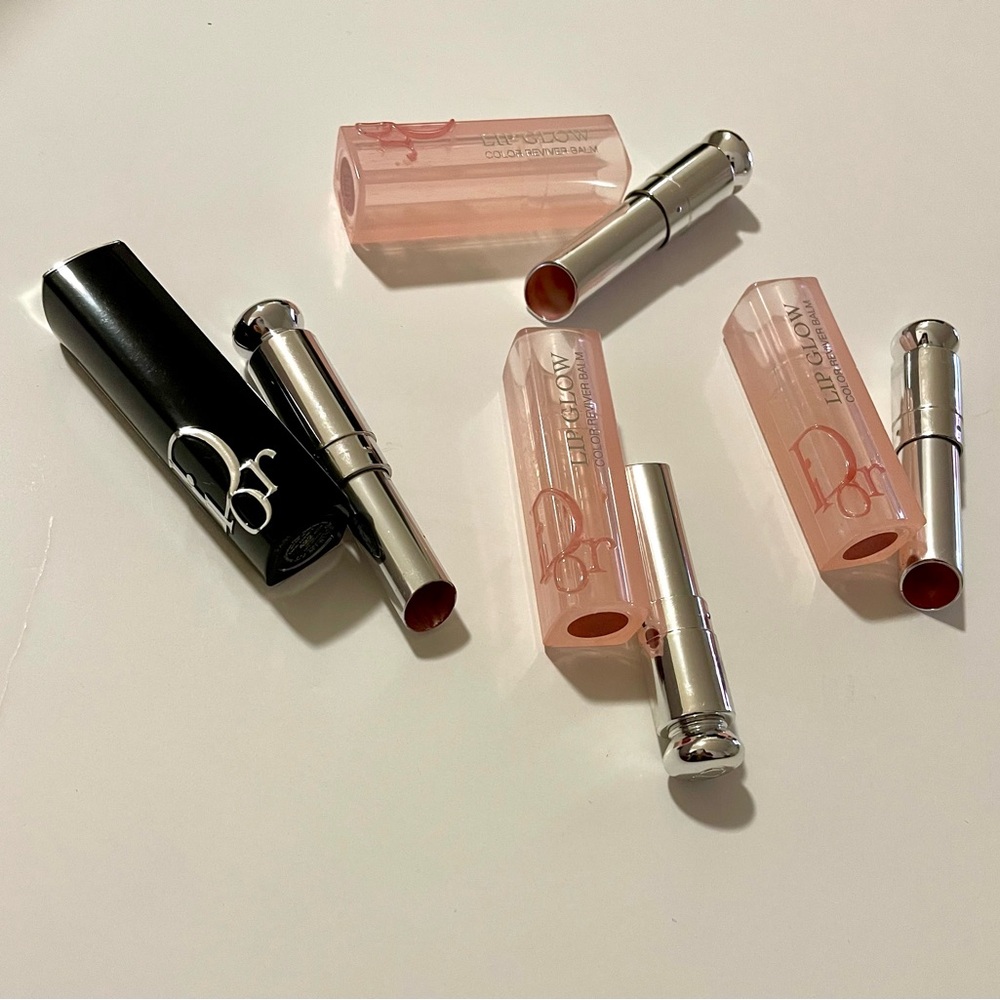 Dior, Set of 4 Dior Addict lip glow cases 💄(refillable, reusable)
